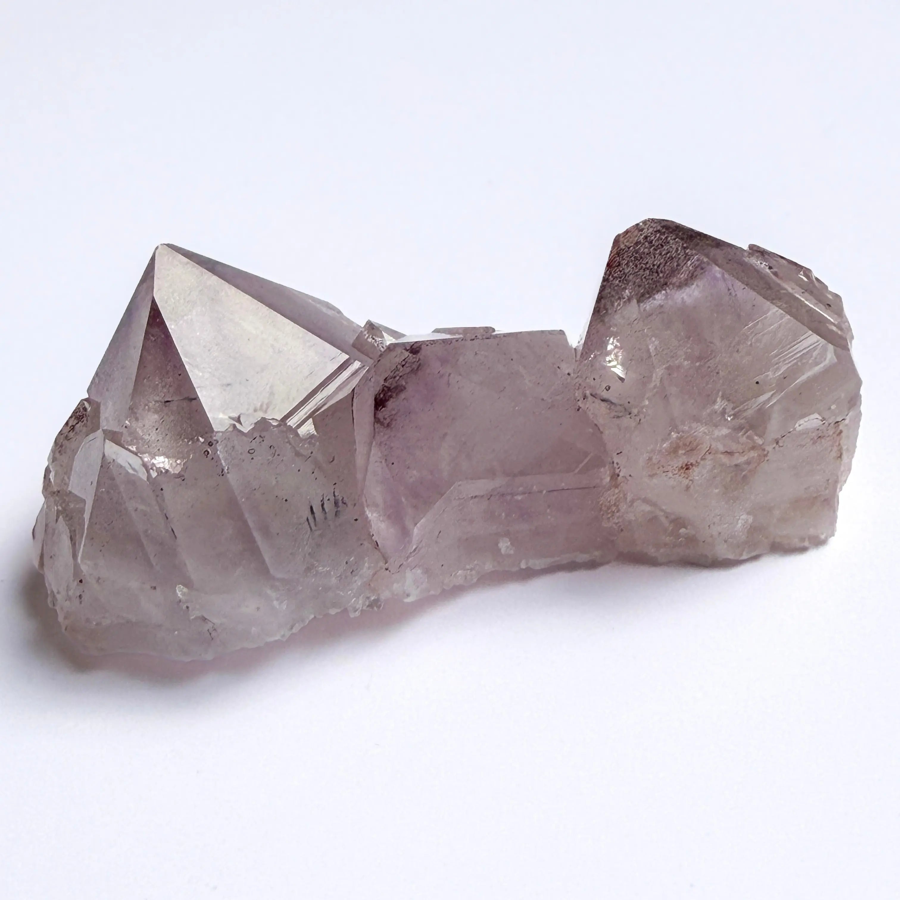 Garden Quartz with Amethyst and Hematite Inclusions view 3